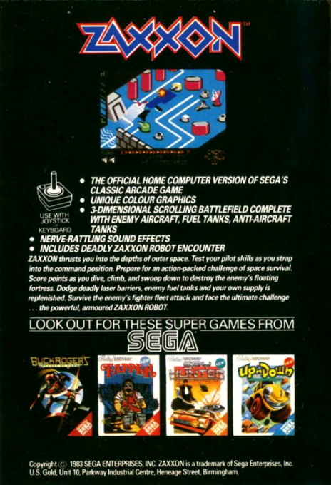 Zaxxon dos