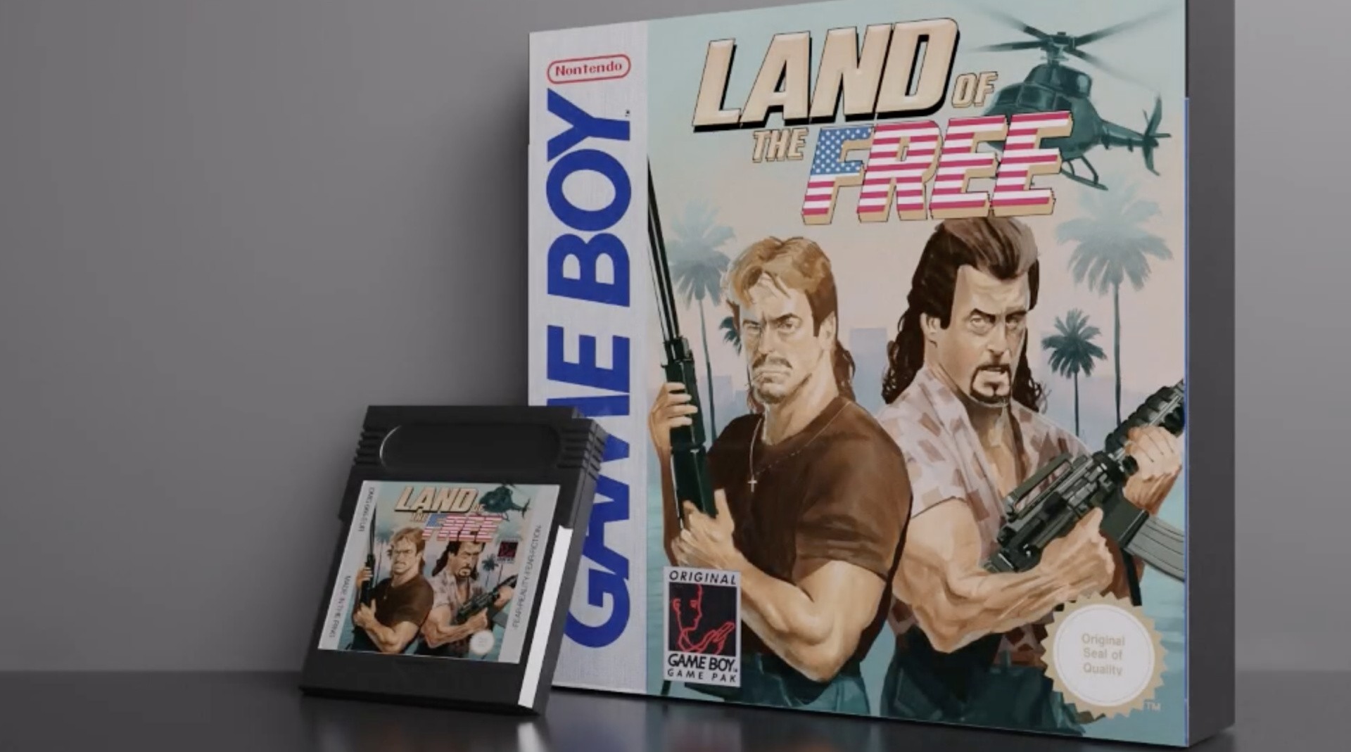 Land of the Free : un GTA-like en monde ouvert débarque sur Game Boy, à la croisée des comics et du jeu vidéo
