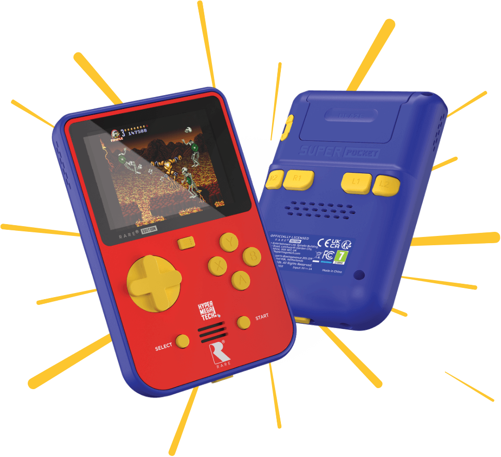 Super Pocket Rare Edition : Banjo-Kazooie et 13 classiques de Rare dans une console de poche à 50 livres
