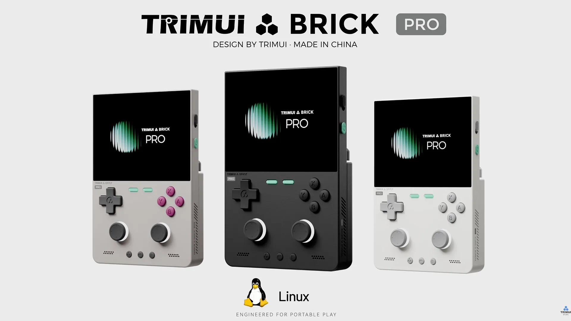 TRIMUI dévoile officiellement les Brick Hammer Pro U et Brick Pro, deux nouvelles consoles portables